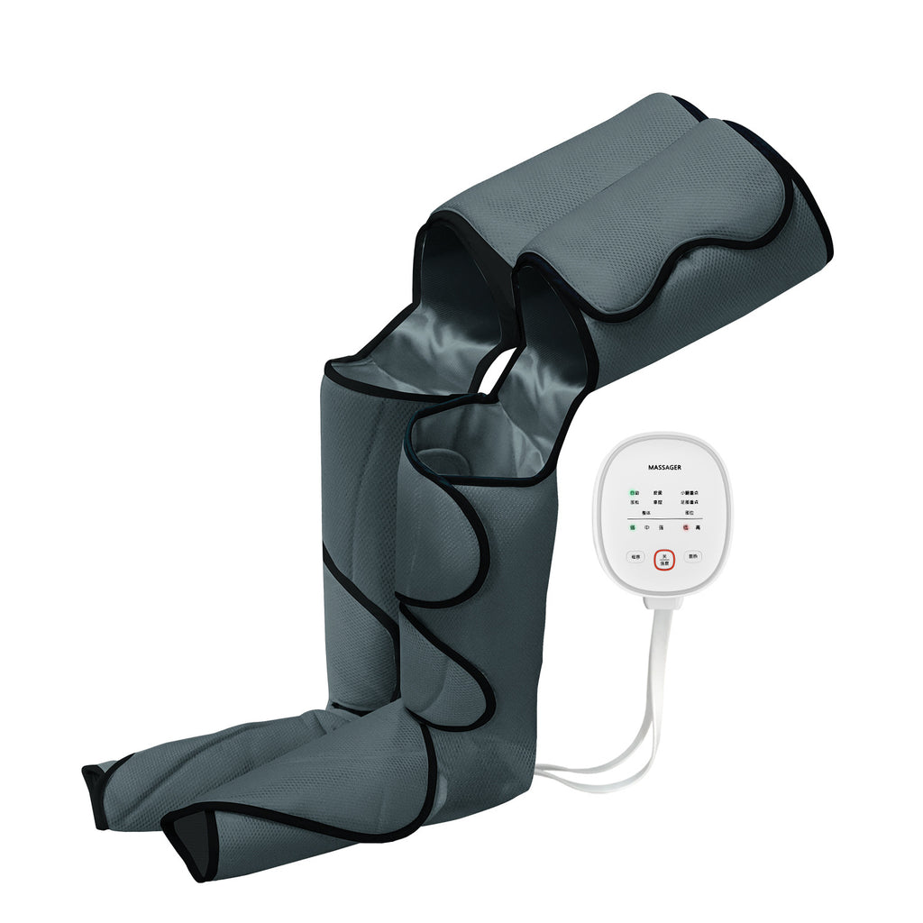 Air Compression Leg Massager in use