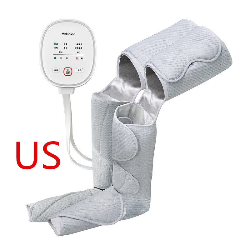 Air Compression Leg and Thigh Recovery Massager - Light Grey