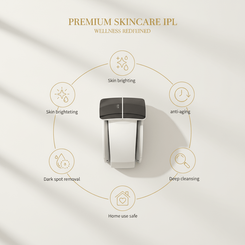 Folding IPL Skin Rejuvenation & Brightening Device - Solutions for Her & Him