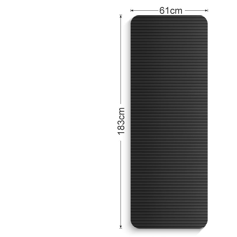 NBR Fitness Yoga Mat — 10mm Non-Slip Exercise Mat