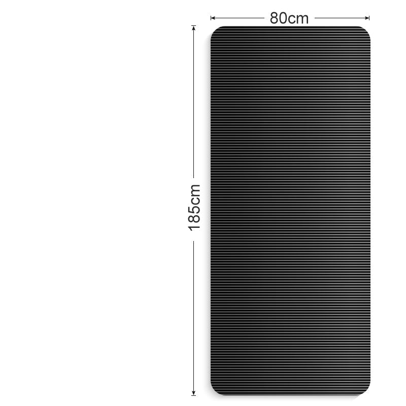 NBR Fitness Yoga Mat — 10mm Non-Slip Exercise Mat