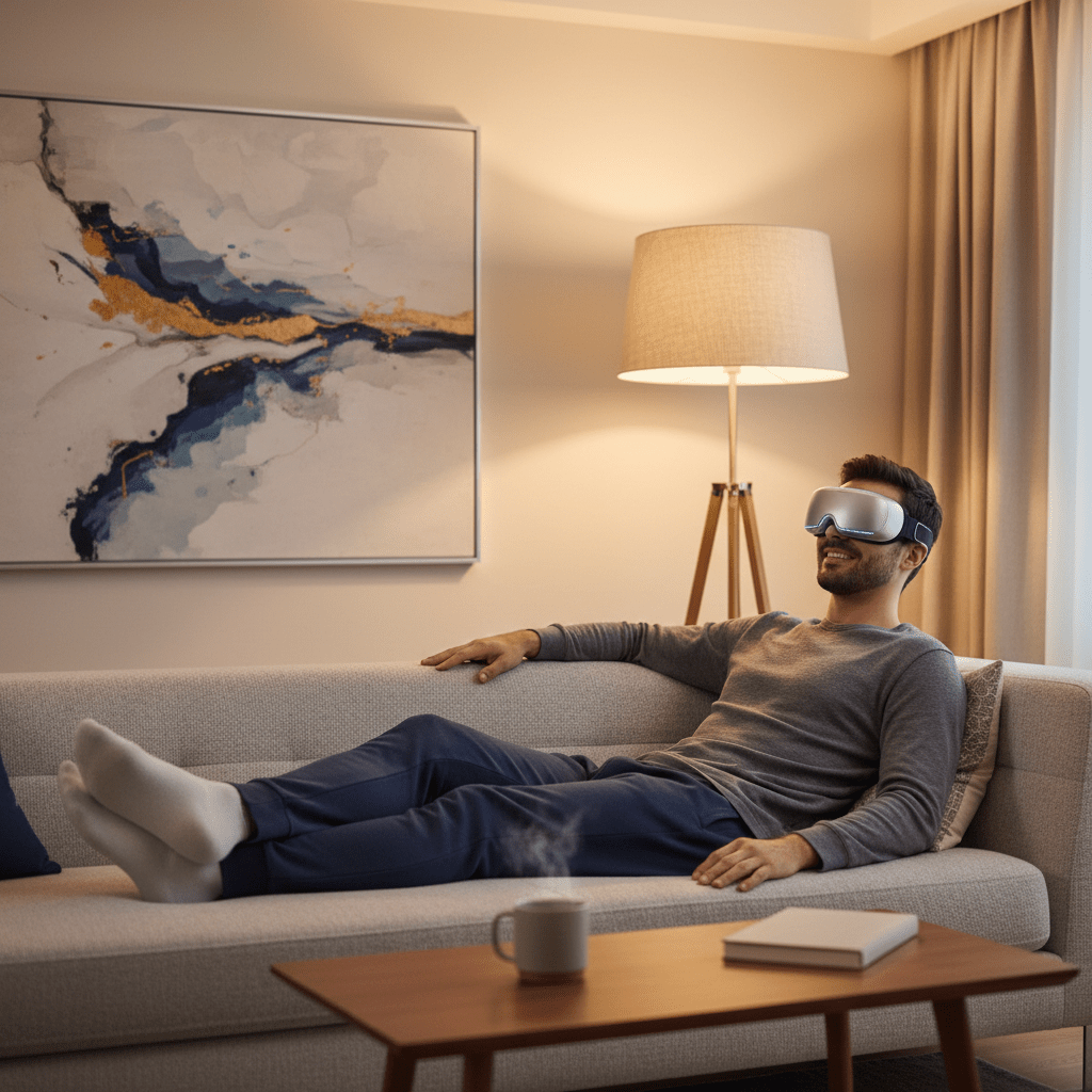 Smart Eye Massager — Heat Compress, Steam & Bluetooth Music - Solutions for Her & Him